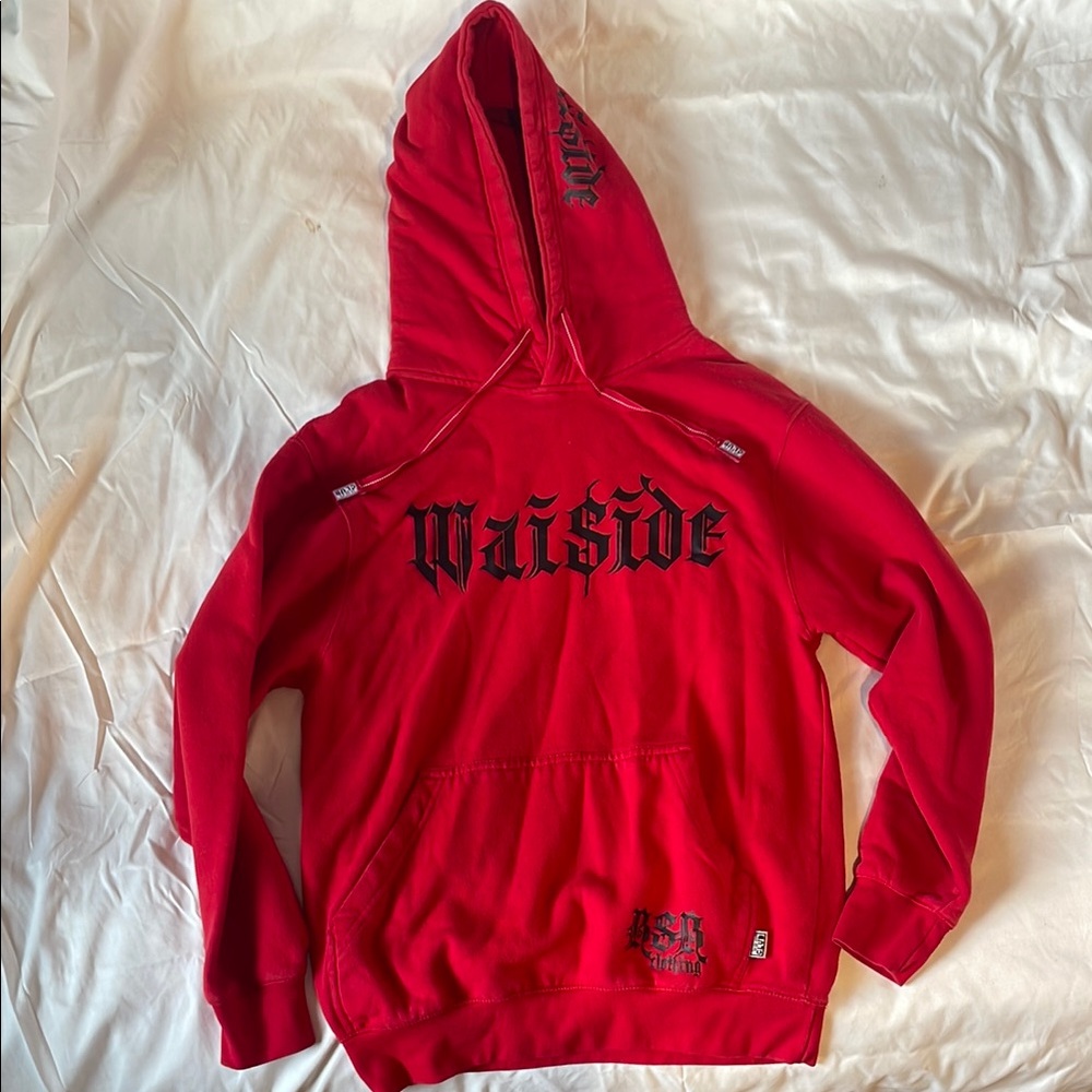 Red Waiside Hoodie